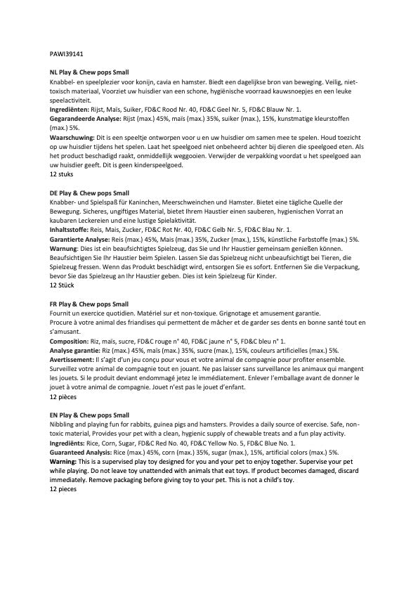 Pawise Play & Chew Pops