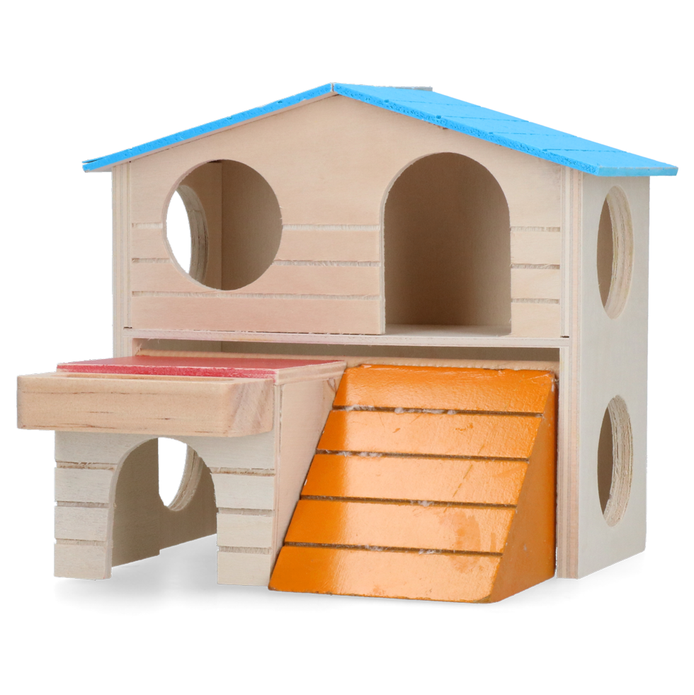 Pawise Nager Spielhaus, 2 Etagen, 15 x 12 cm