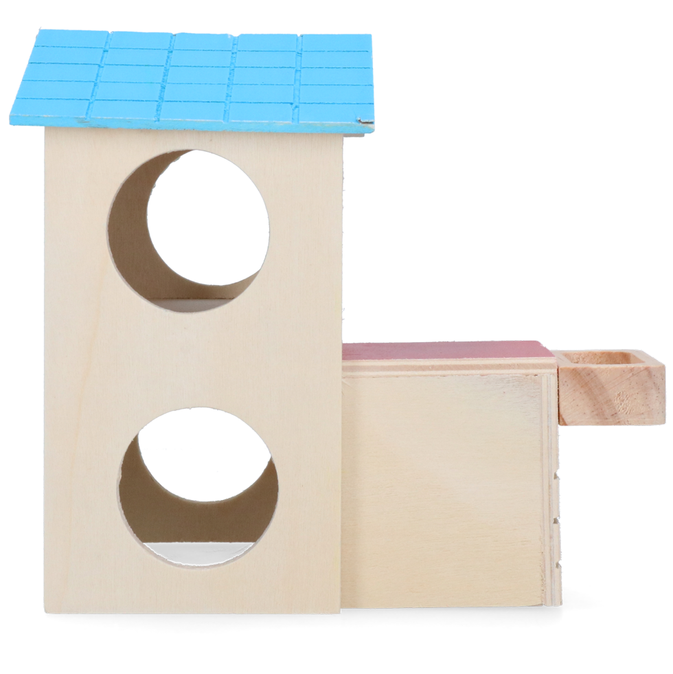 Pawise Nager Spielhaus, 2 Etagen, 15 x 12 cm