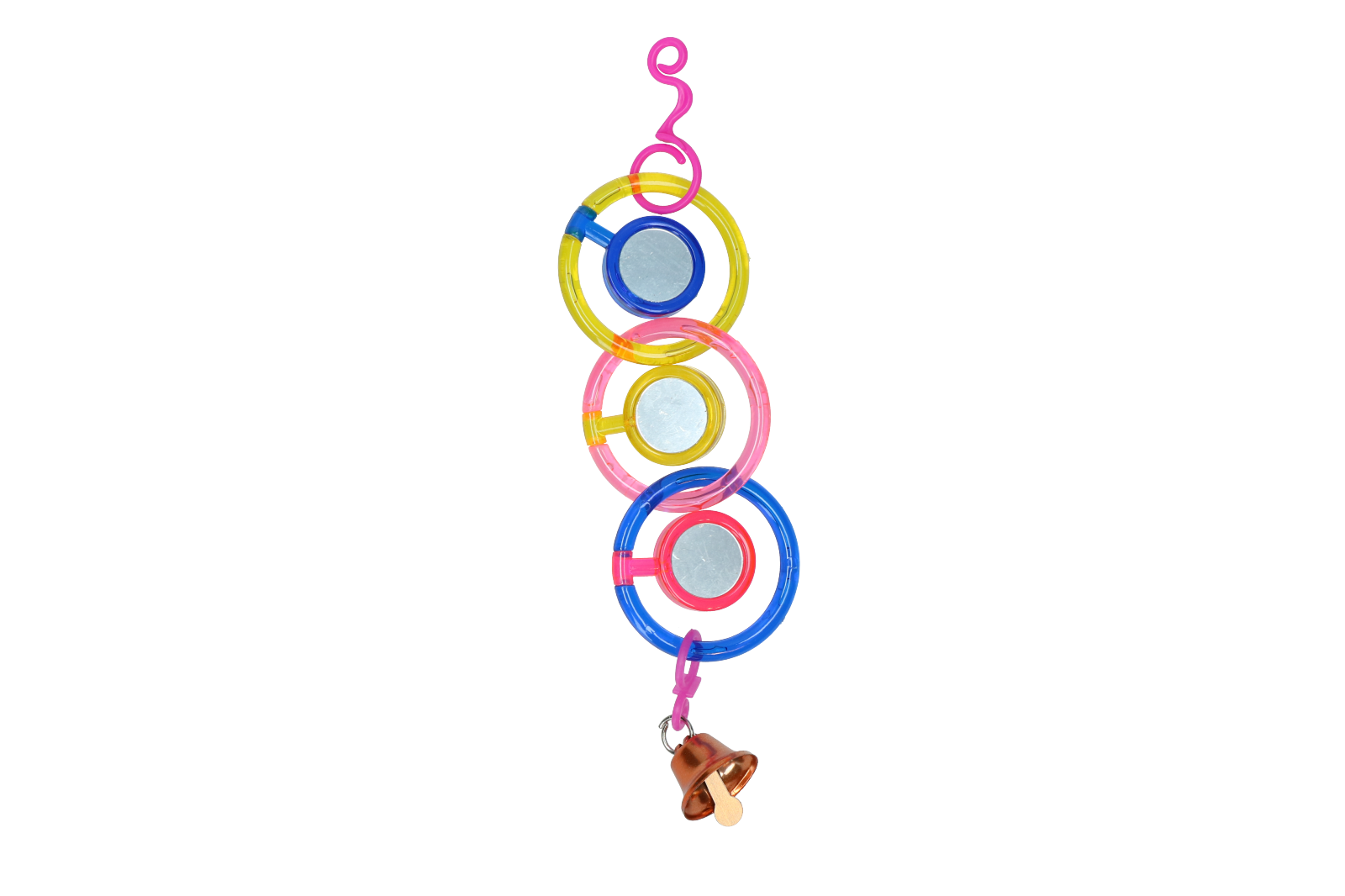Pawise Vogelspielzeug, Spiegelkette, 24 cm