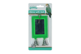 Pawise Vogelspiegel mit Glöckchen
