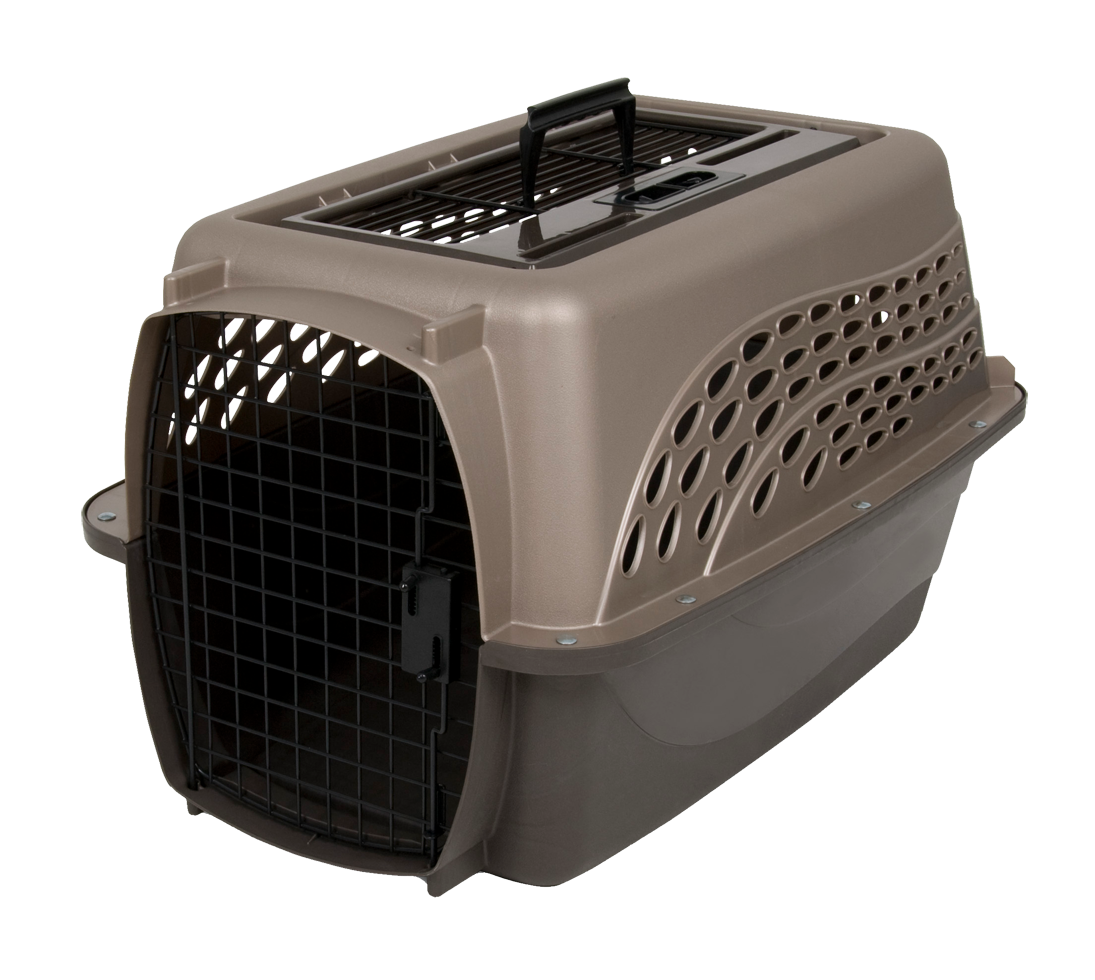 Petmate Transportbox 2 Door Kennel, braun, S, 61,2 x 42,4 x 36,8 cm
