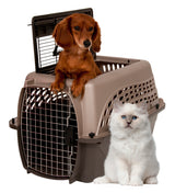 Petmate Transportbox 2 Door Kennel, braun, S, 61,2 x 42,4 x 36,8 cm