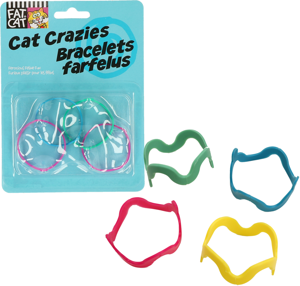 Petmate FAT CAT Cat Crazies Katzenspielzeug, 4 Stk