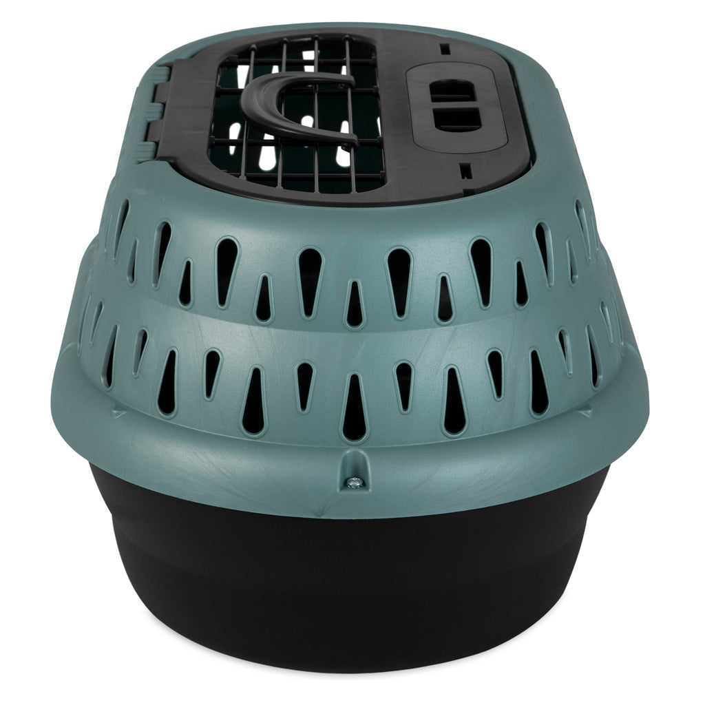 Petmate Katzen Transportbox, Top Load, Pearl Green Frost, 48,3 x 31,8 x 27,4 cm, für Katzen bis 4,5 kg