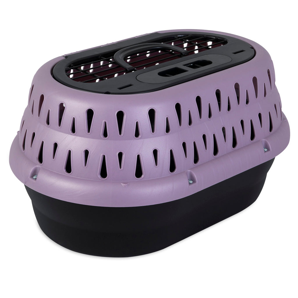 Petmate Transportbox Katze, Top Load, Pearl Bubble Grape, 48,3 x 31,8 x 27,4 cm, bis 4,5 kg