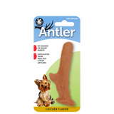 Pet Qwerks Kauspielzeug Antler, Huhn, Nylon, S, 11 cm