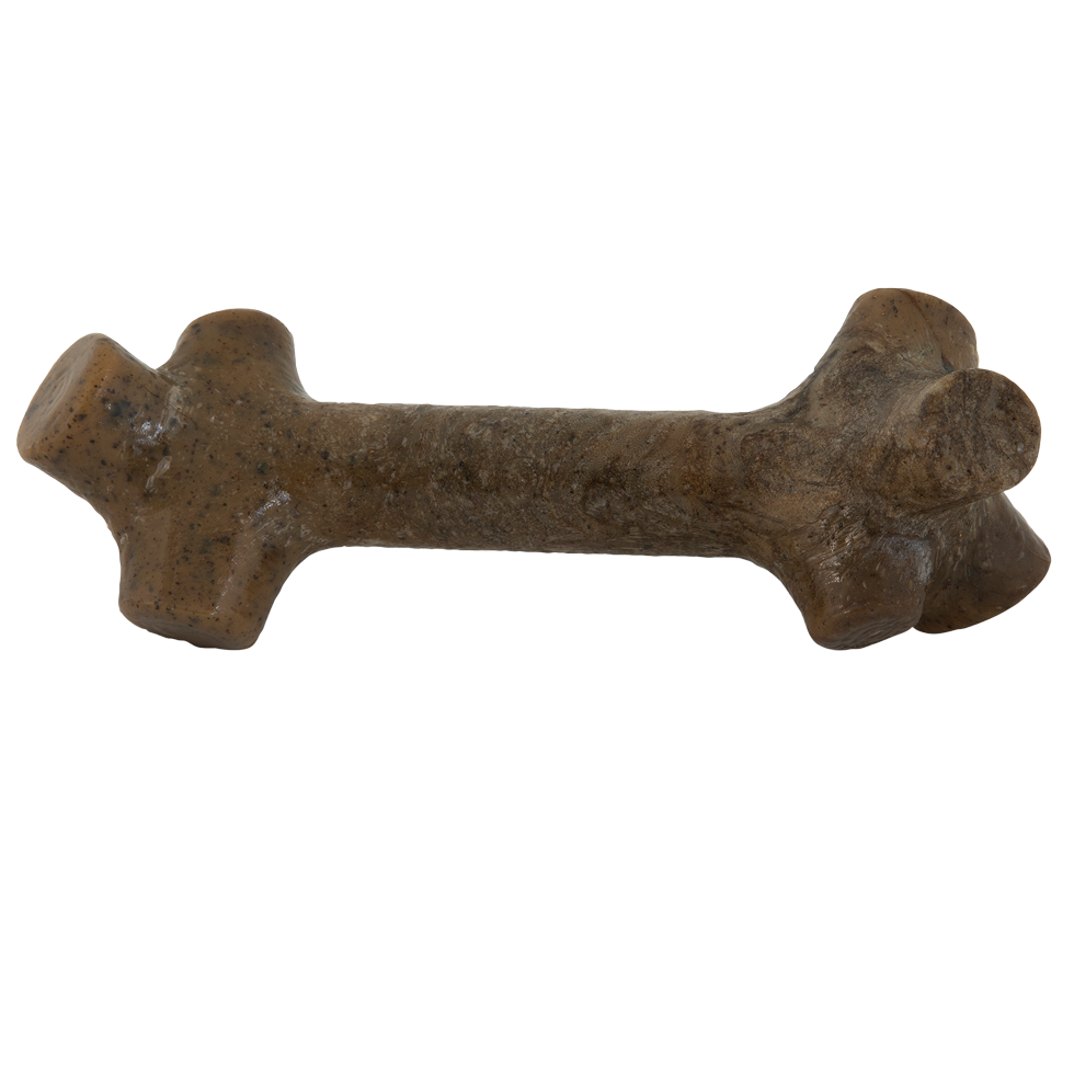 Pet Qwerks BarkBone Kauknochen, Erdnussbutter, XL, 25 cm