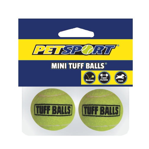 Petsport Hundespielball, Tennisball, Ø 3,8 cm, 2 Stk