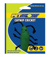 Petsport Katzenspielzeug Catnip Cricket, grün, 7 cm
