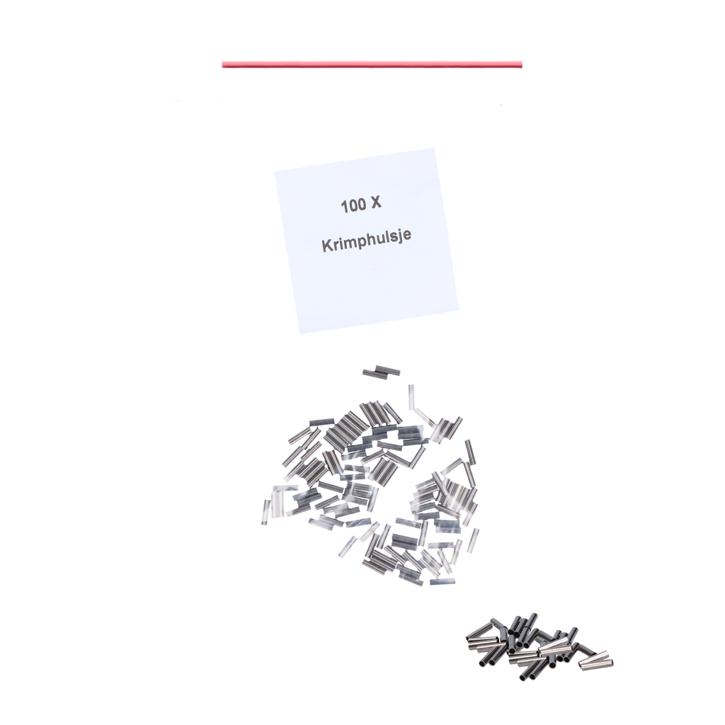 Crimphülsen für Befestigungsdraht, 100 St.
