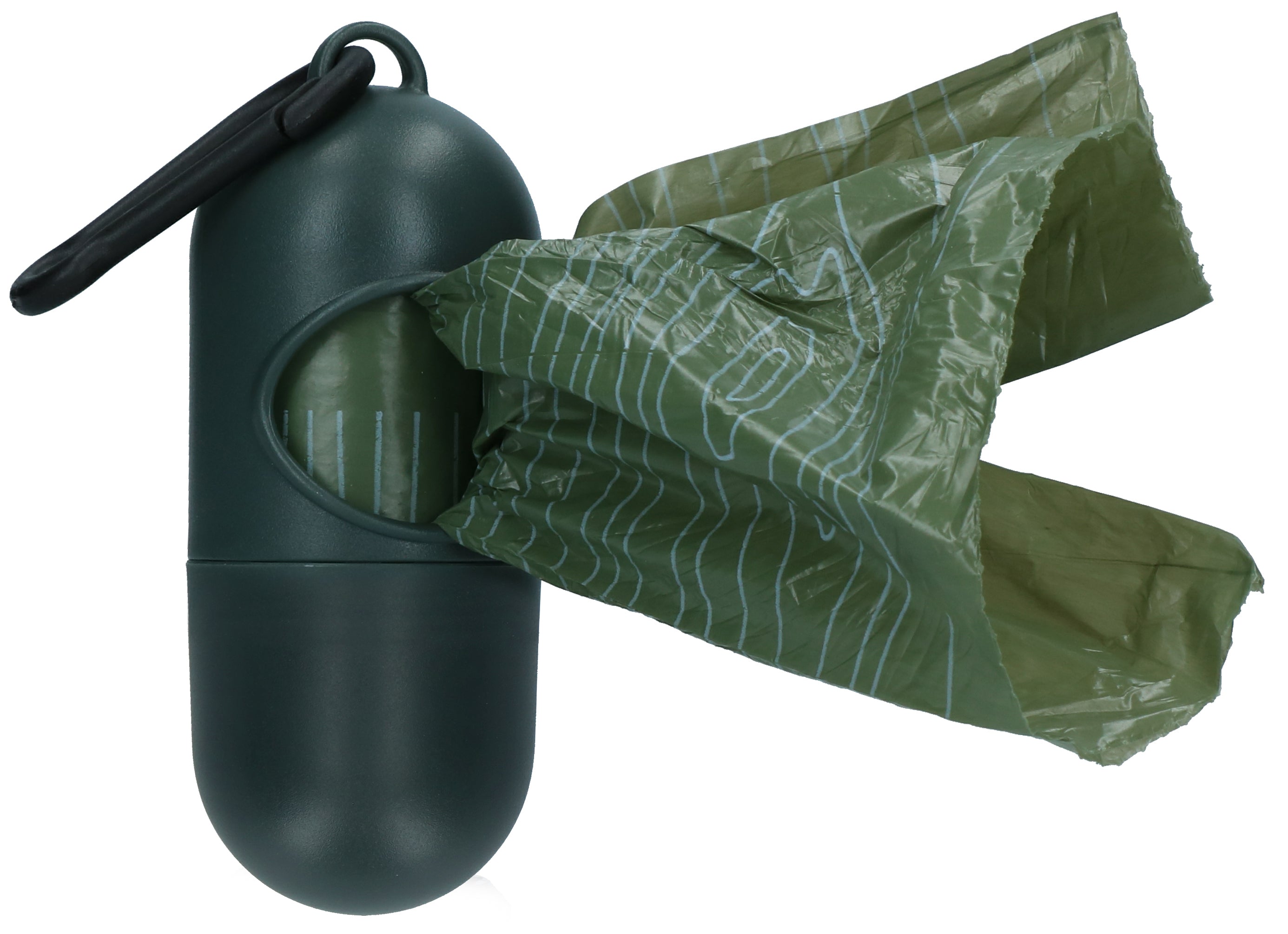 PoopyGo Hundekotbeutel Spender, biologisch abbaubar, Lavendelduft, 15 Beutel