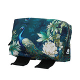 PoopyGo Kotbeutelhalter, Pfau-Design, blau
