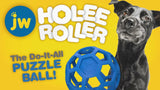 JW Hundespielzeug Hol-ee Roller Jumbo, Naturkautschuk, Ø 19 cm, sortiert