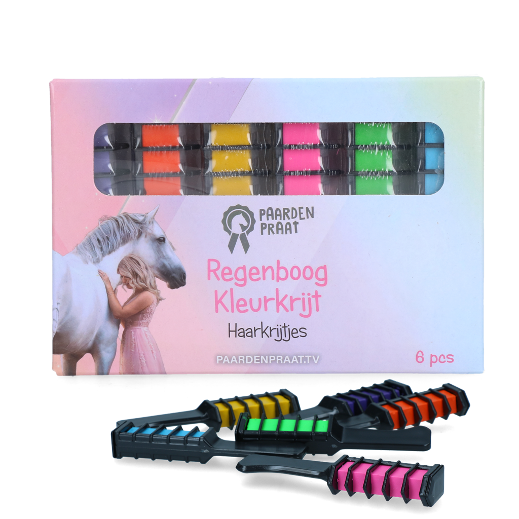 Paardenpraat Farbkalk für Pferde, Regenbogen