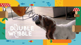 Double Wobble Hundespielzeug, Kuscheltier, 2 Quietschern, 24 x 24 cm