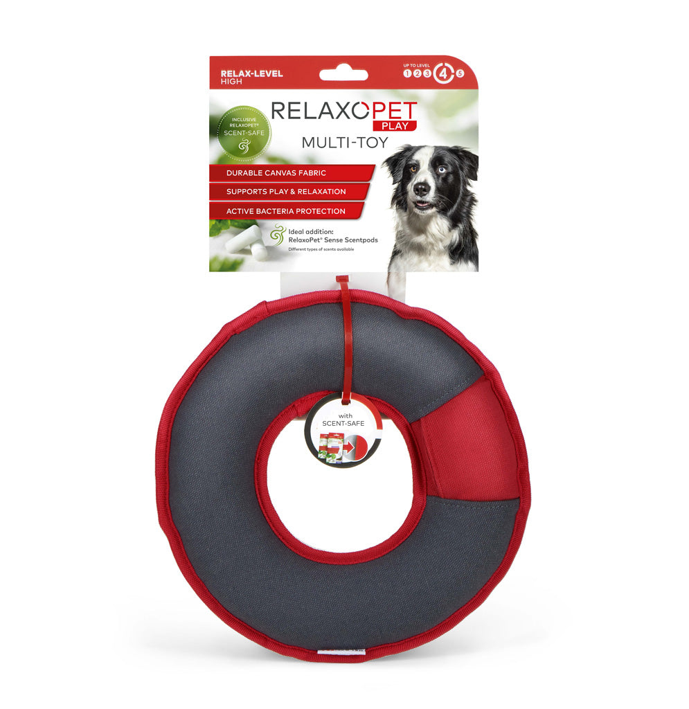 Relaxopet Hundespielzeug Multi-Ring, antibakteriell, für innen und außen
