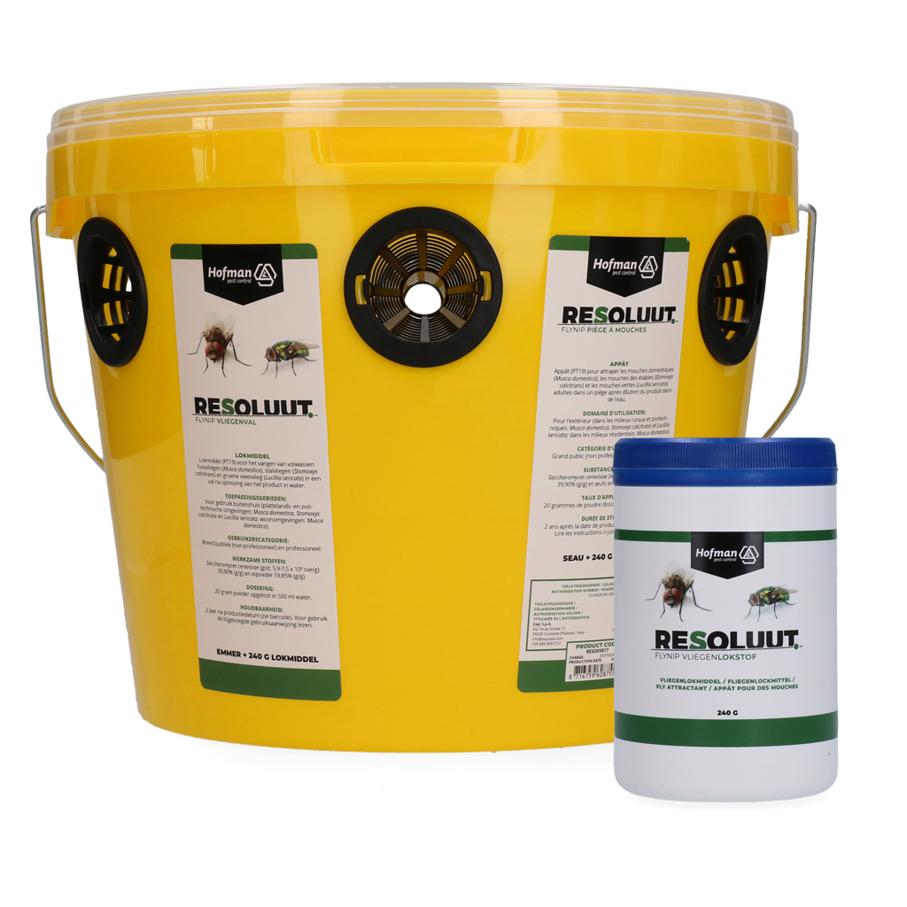Resoluut FlyNip Fliegenfalle, Lockmittel 240 g