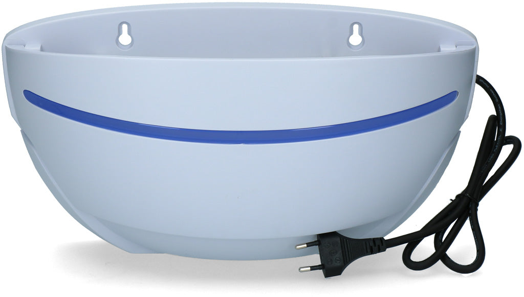 Resoluut Fliegenlampe, Uplight, 18 W, Wandmontage, 50 m², inkl. 10 Klebeplatten