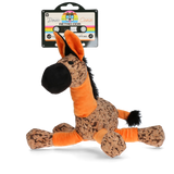 Retro Dog Hundespielzeug Donkey, Orange, Größe M, 26 x 33 cm