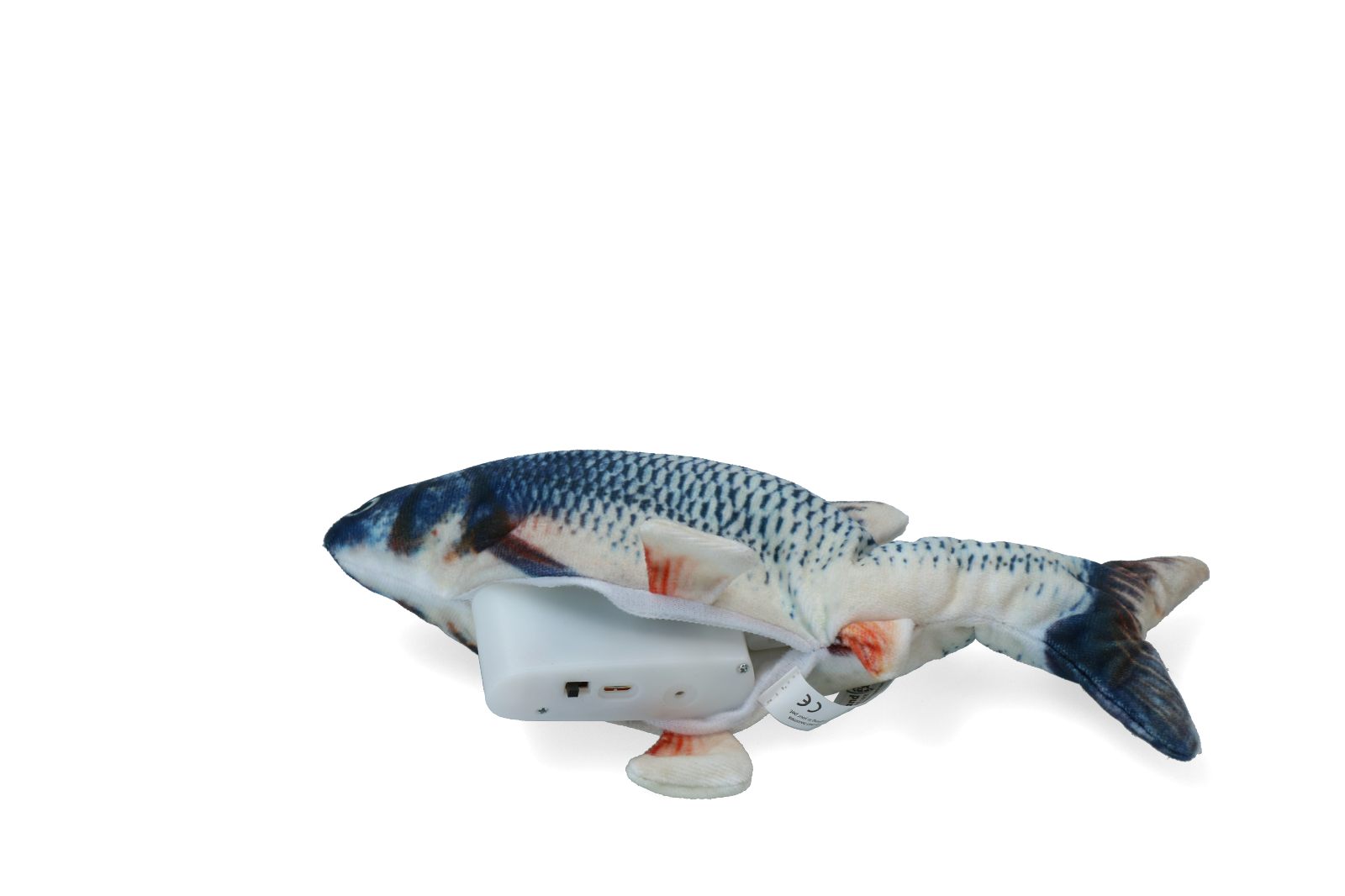 Robocat Katzenspielzeug Fisch, MADNIP-Füllung, USB aufladbar, 30 cm