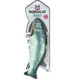 Robocat Katzenspielzeug Fisch Lachs, MADNIP-Füllung, USB aufladbar, 30 cm
