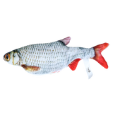 Robocat Katzenspielzeug Fisch, MADNIP-Füllung, beweglich, USB aufladbar, 30 cm