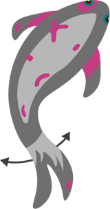 Robocat Katzenspielzeug Fisch, MADNIP-Füllung, beweglich, USB aufladbar, 30 cm