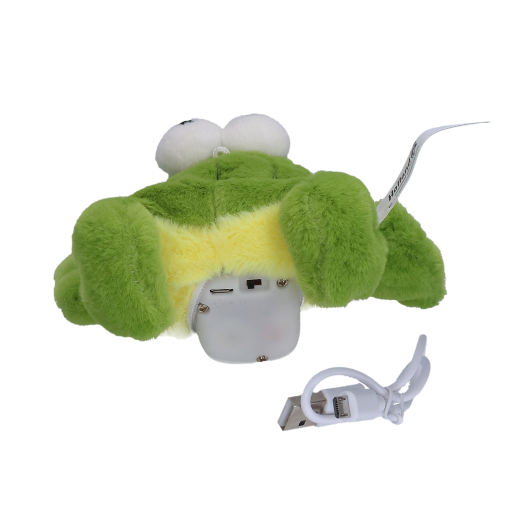 Robocat Katzenspielzeug Frosch, beweglich, Geräusche, Madnip, wiederaufladbar