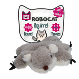 Robocat Katzenspielzeug Eichhörnchen, beweglich, mit Geräuschen, 3 Modi, Madnip, wiederaufladbar