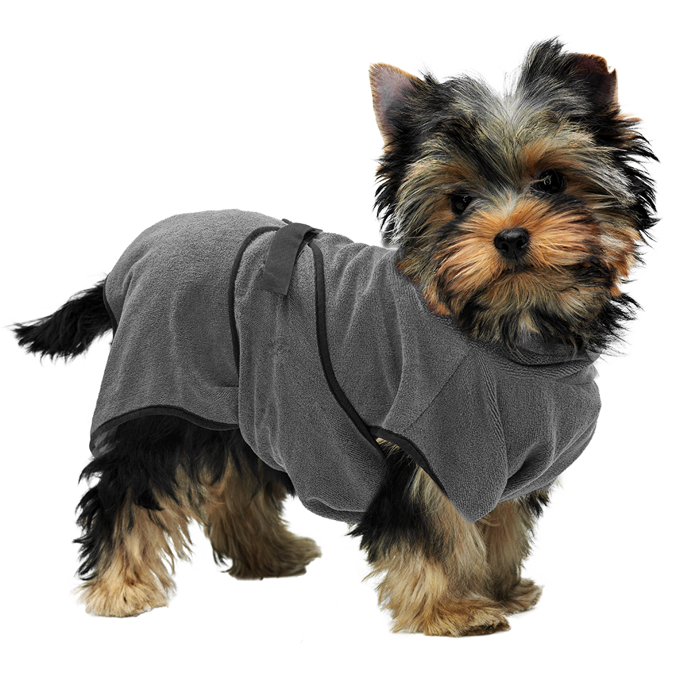 Hundebademantel, Royal Dry, Chenille-Mikrofaser, XS