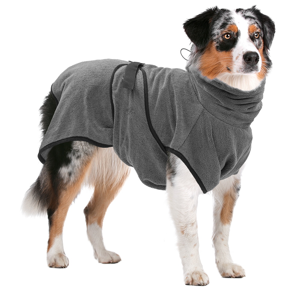 Royal Dry Hundebademantel, Mikrofaser, XL, für große Hunde