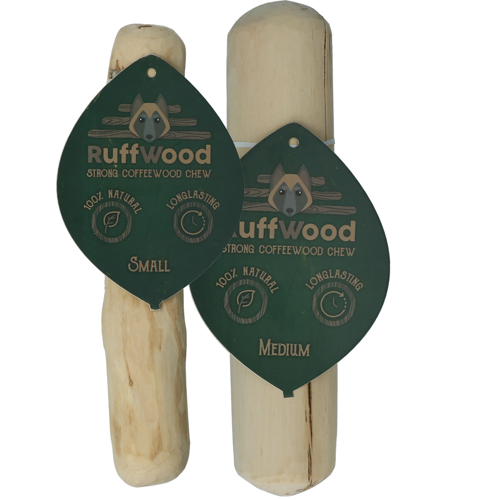 Kaffeeholz-Kaustange für Hunde, Small, 20 cm, Ø 4,2 cm
