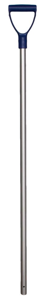 Schaufelstiel Aluminium, Ø 28 mm, 105 cm, dunkelblauer Griff