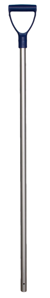Schaufelstiel Aluminium, Ø 28 mm, 105 cm, dunkelblauer Griff