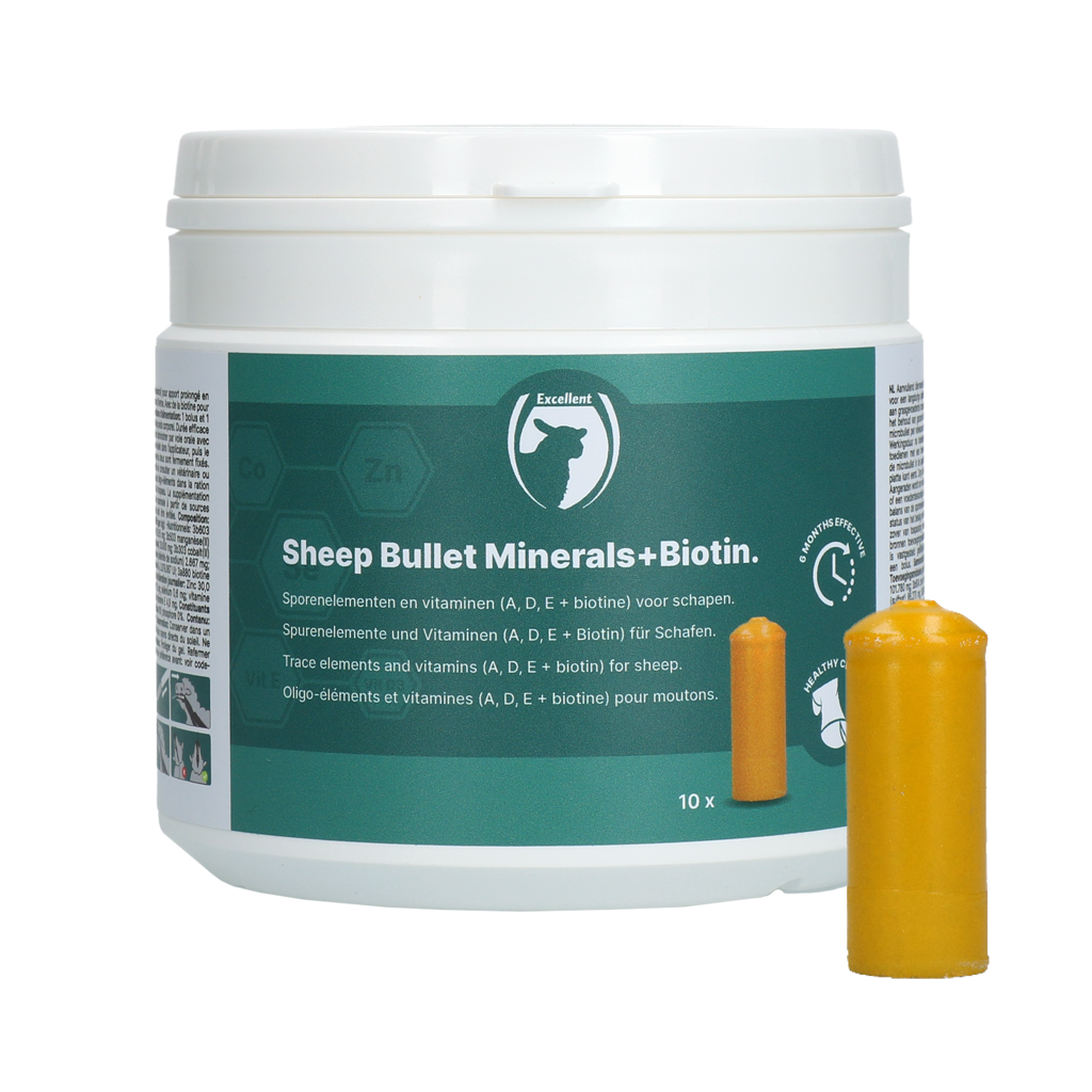 Excellent Schaf Mineralbolus, Biotin, für Schafe ab 40 kg, 10 Stück