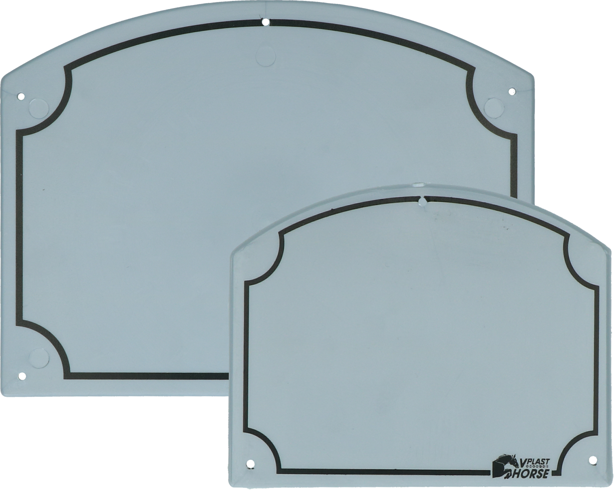 Vplast Stall Namenschild, Kunststoff, 11 x 13 cm