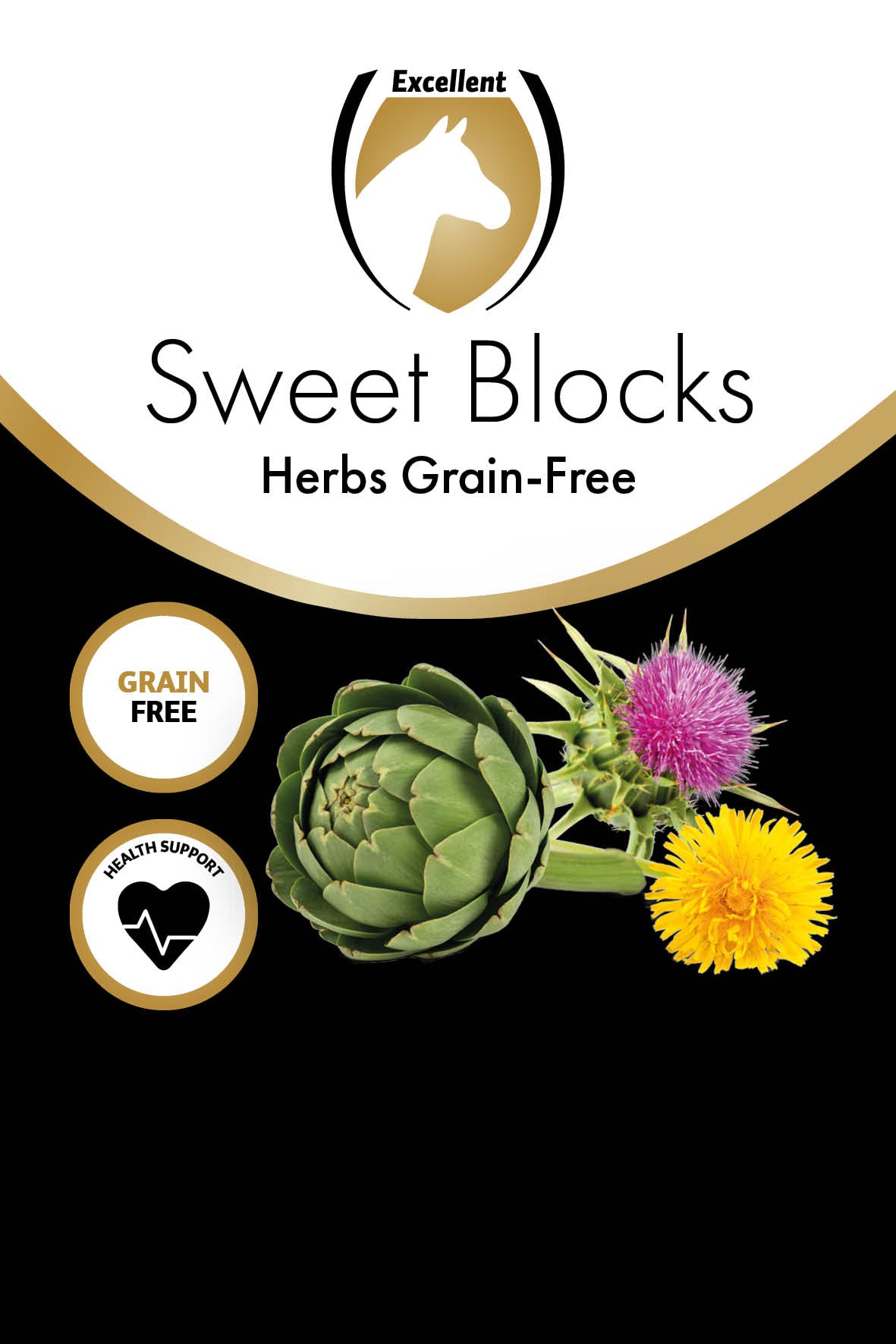 Excellent Horse Sweet Blocks Pferdeleckerli getreidefrei mit Kräutern für Pferde