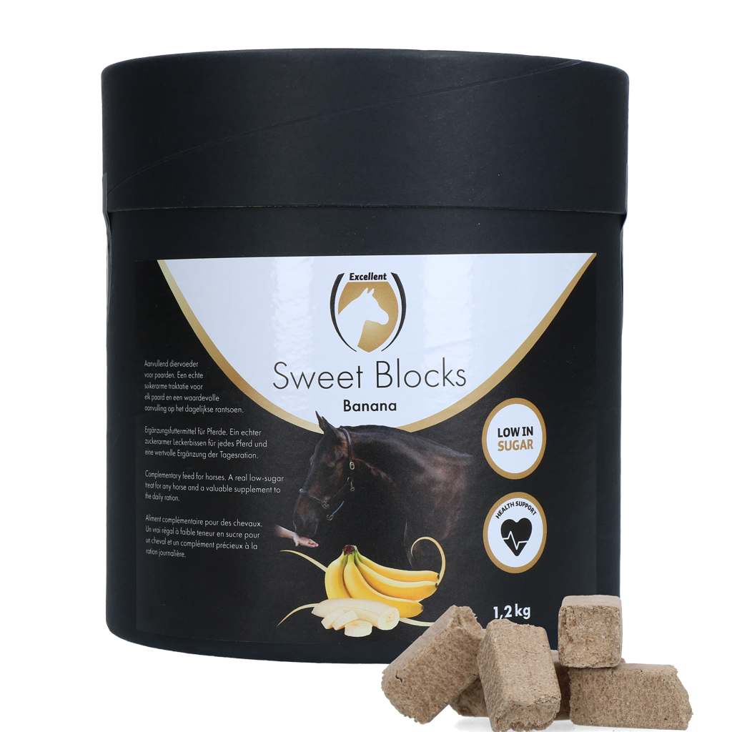 Excellent Horse Sweet Blocks Banane, 1,2 kg