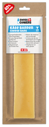 SwissCowers Hundesnack Käsebarren Original, Größe L, 80 g