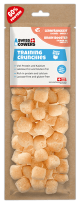 SwissCowers Käsesnack für Hunde, mit Lachsöl, Ø 1,5 cm, 30 g
