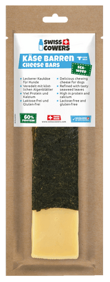 SwissCowers Käsestange für Hunde, Nori-Algen, Größe L, 80 g