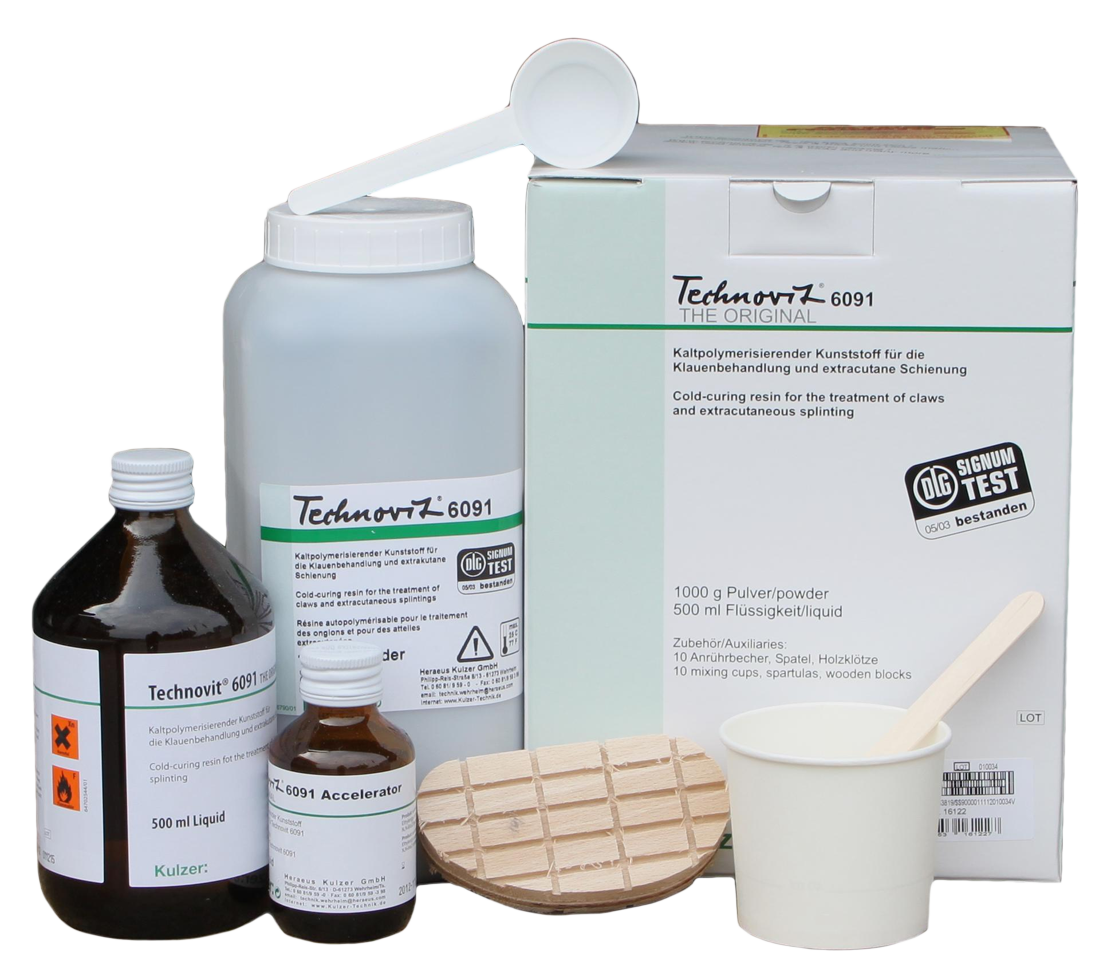 Technovit 6091 Klauenbehandlungsset, 10 Behandlungen