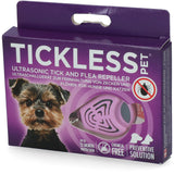 Tickless Zeckenschutzgerät für Hunde und Katzen, Ultraschall, mind. 6 Monate, rosa