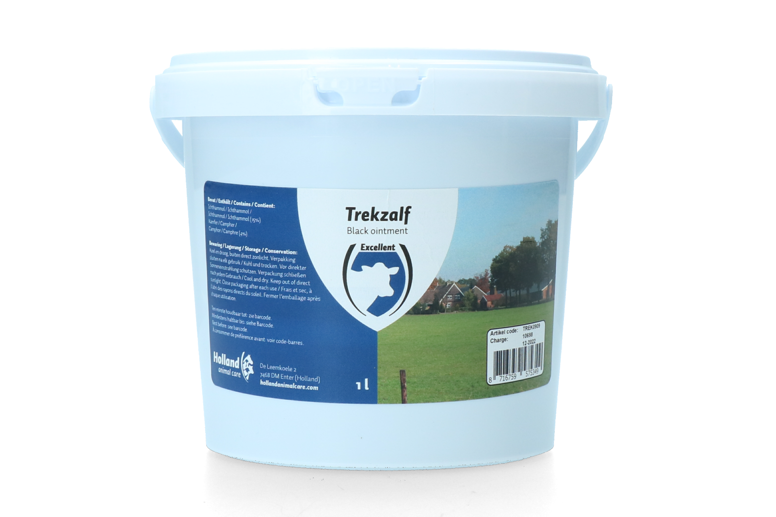 Excellent Zugsalbe, 4 % Campher, 15 % Ichthammol, Tierpflege, 1 l