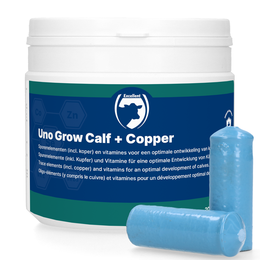 Excellent Uno Grow Calf Bolus, mit Kupfer, für Kälber ab 3 Monaten, 20 x 40,5 g