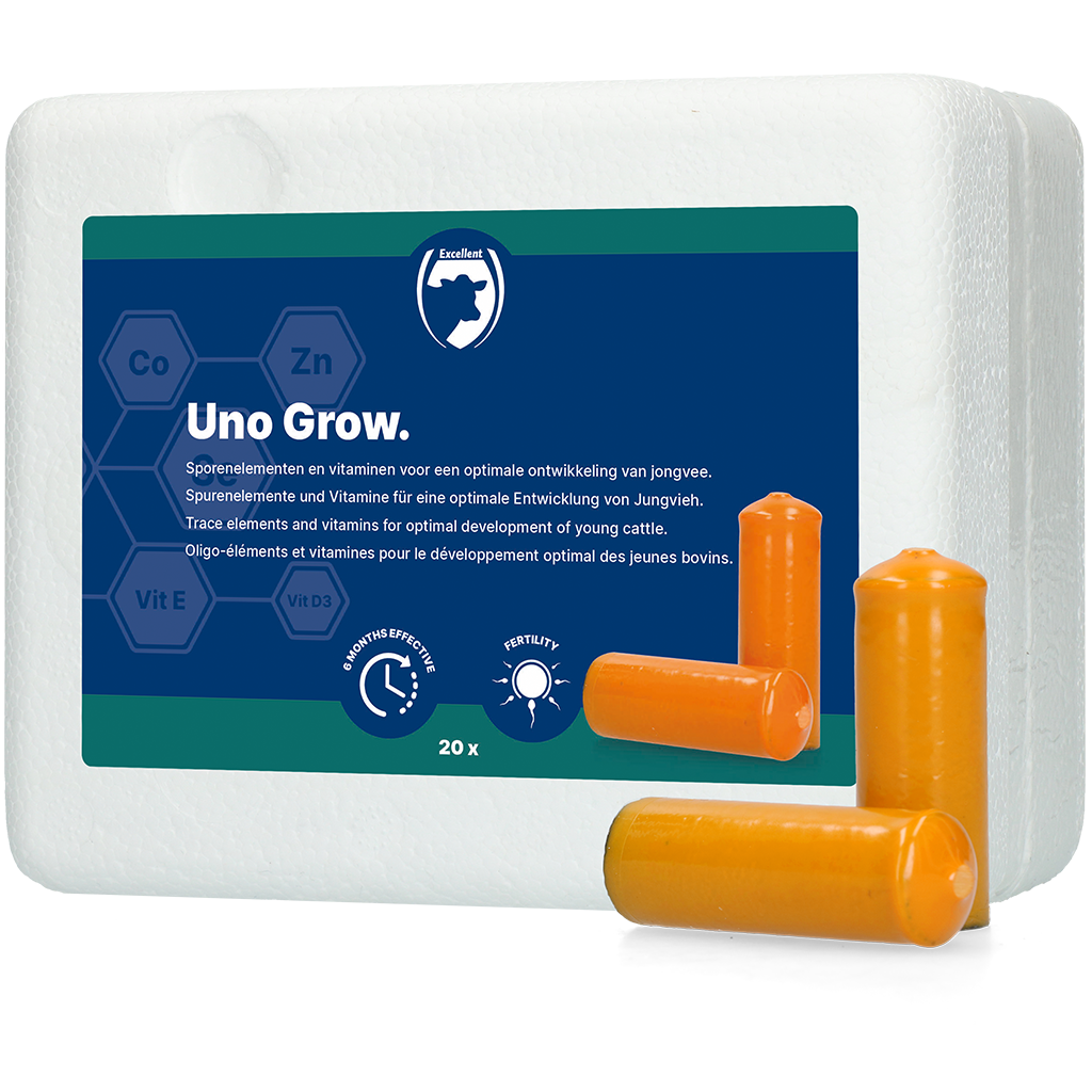 Excellent Uno Grow Mineralbolus, Jungvieh, 6 Monate, 20 x 112 g