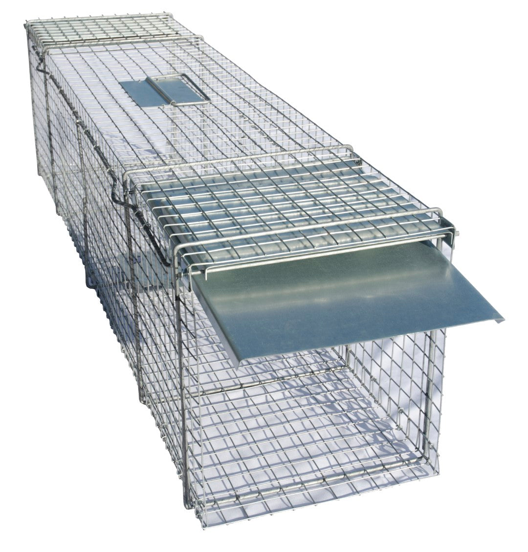 Lebendfalle, verzinkter Stahl, 122 x 29 x 32 cm, Hofman Pest Control