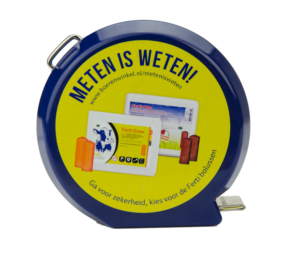 Viehmaßband, 255 cm, beidseitige Skala, einziehbar
