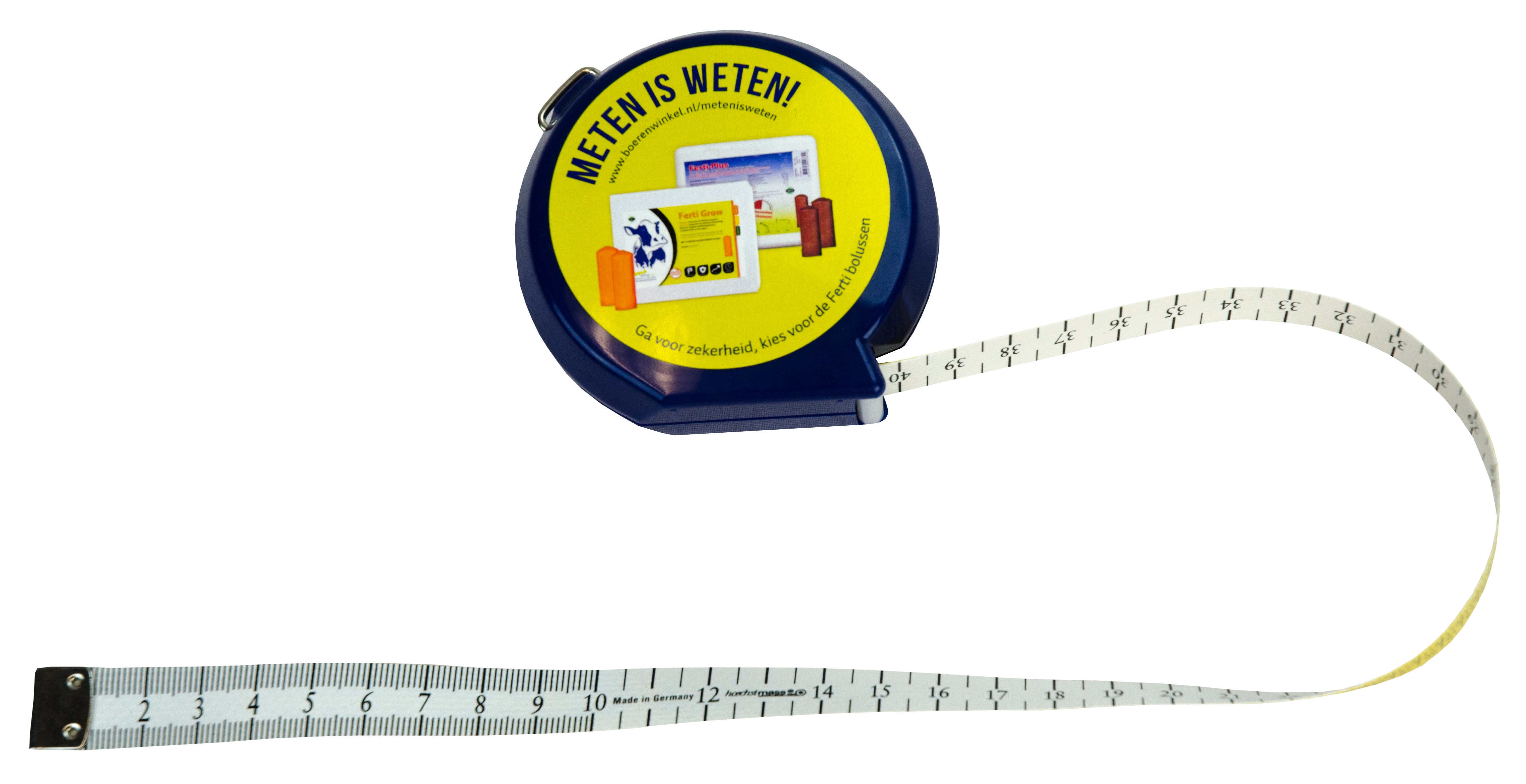 Viehmaßband, 255 cm, beidseitige Skala, einziehbar